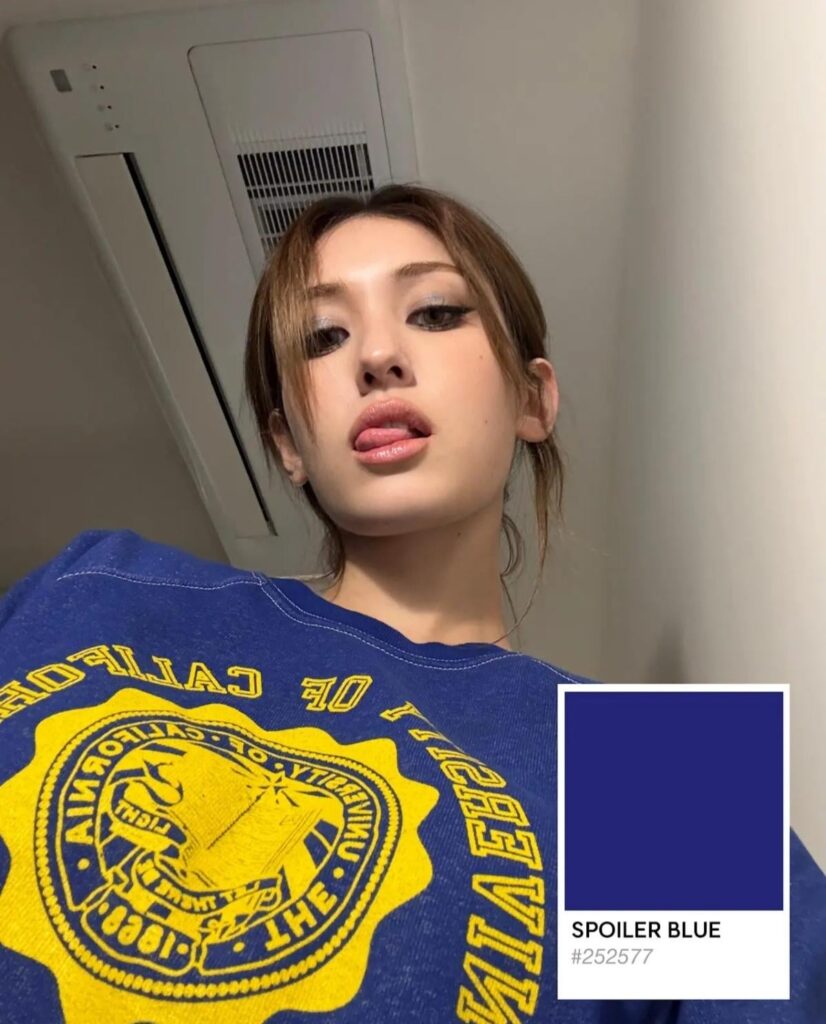 Jeon Somi - سيأتي قريبًا (صورة دعابة - SPOILER Blue #252577)