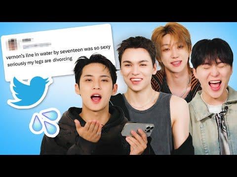 سبعة عشر مينغو ، فيرنون ، سيونجكوان و 8 - سبعة عشر يقرأ تغريدات العطش @ Buzzfeed Celeb (250626) [ENG SUB]