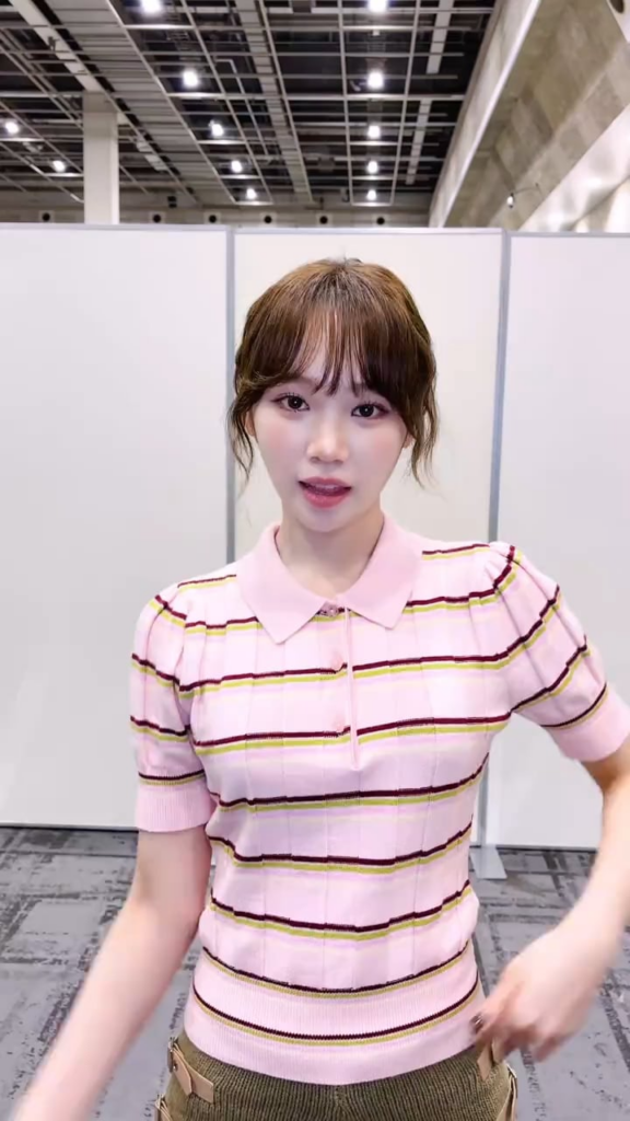 250615 le sserafim tiktok تحديث مع Kim Chaewon - ✧*｡🐯｡*✧