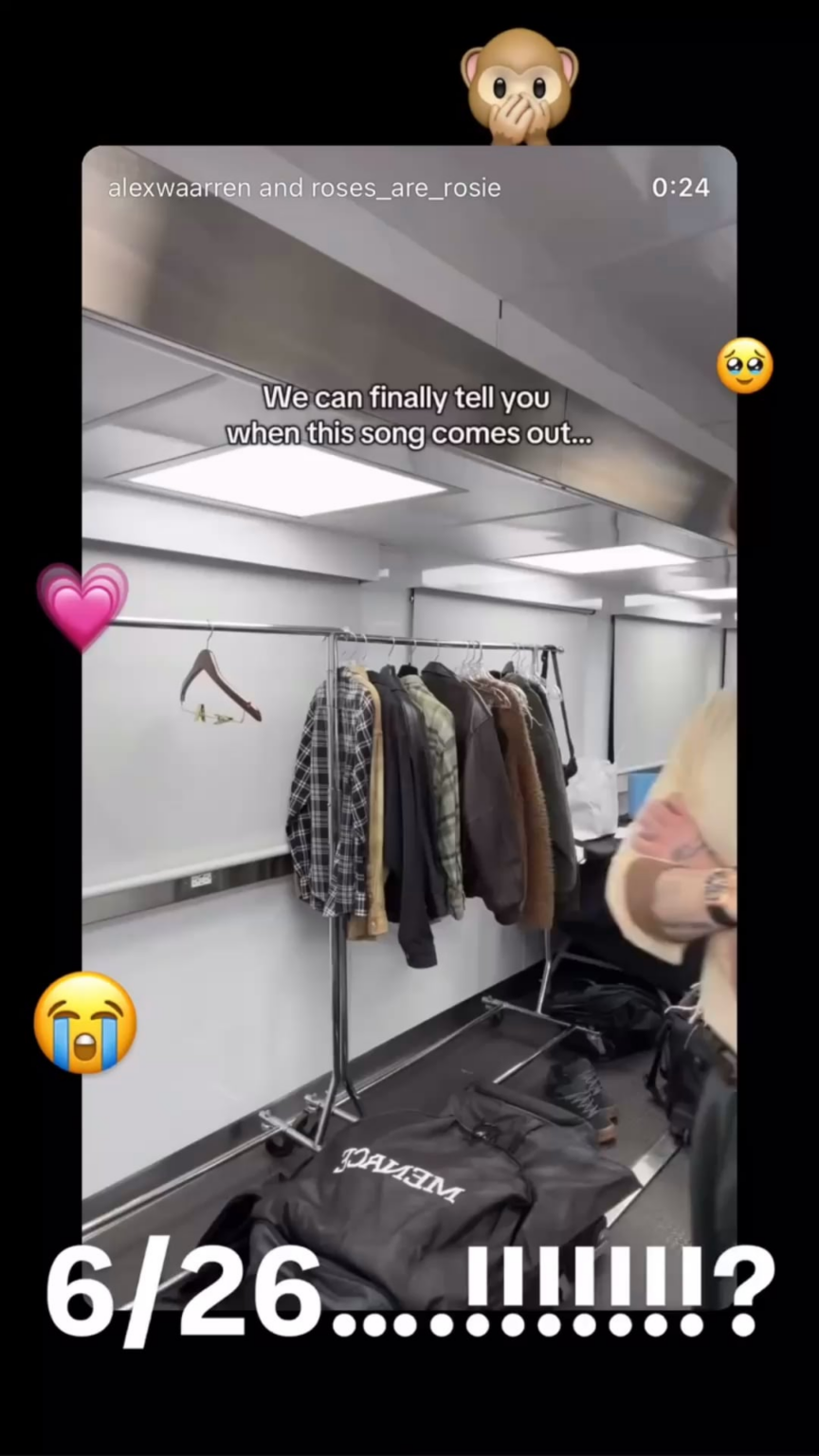 250621 تحديث قصة Rosé IG