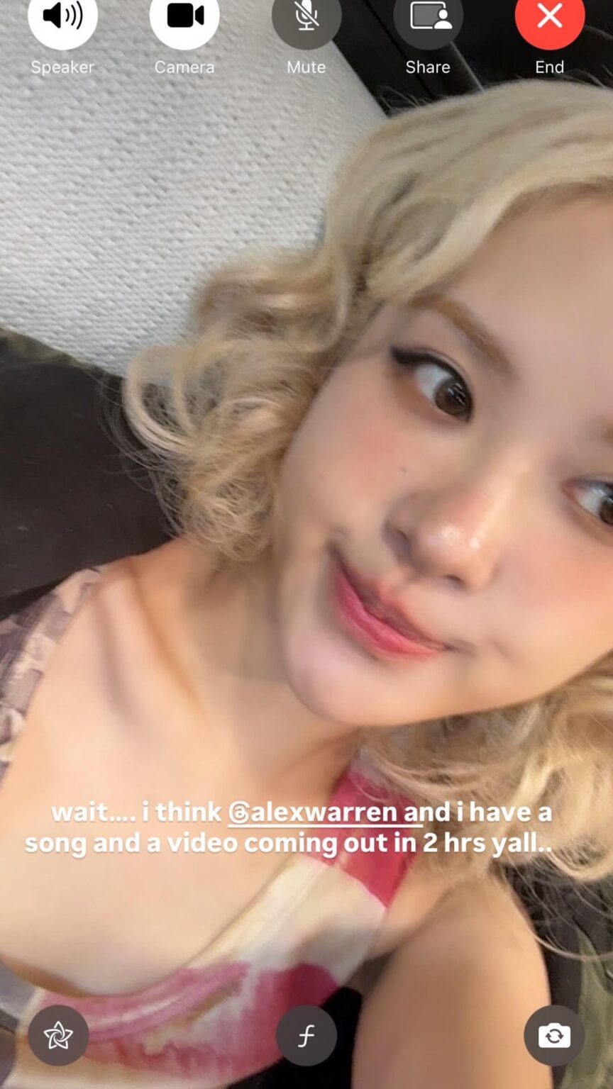 250627 تحديث قصة Rosé IG