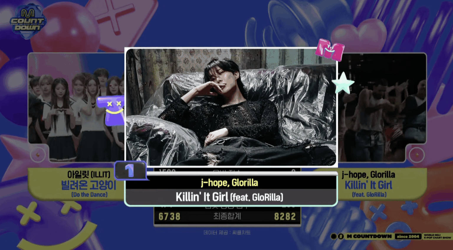 حصل BTS J-Hope على فوزه الأول لـ 'Killin' It Girl (feat. glorilla) 'على العد التنازلي Mnet M لهذا الأسبوع (250626)