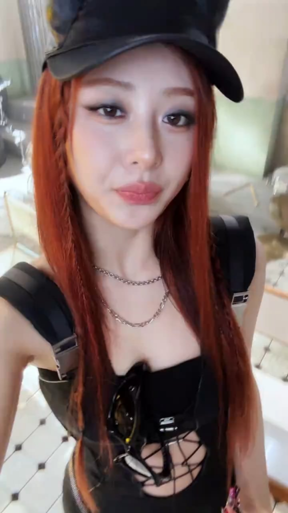 250618 le sserafim tiktok تحديث مع Huh Yunjin - 🎵💚