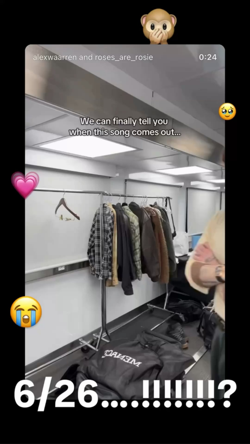 250621 تحديث قصة Rosé IG