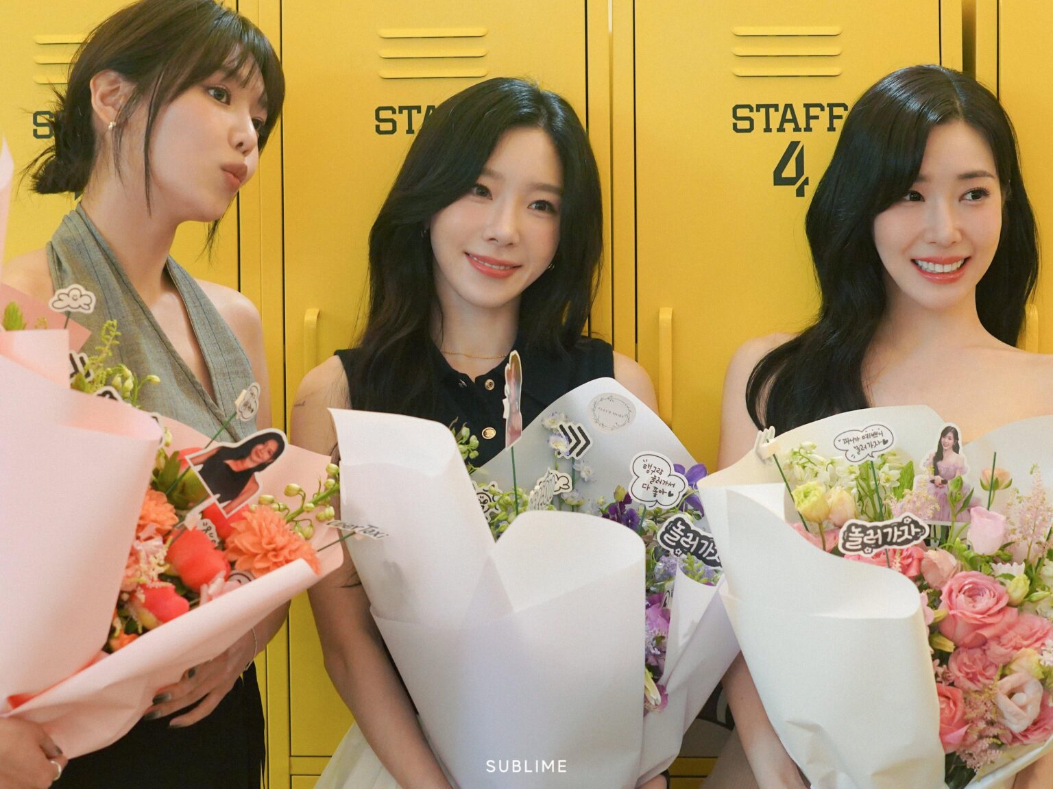 Sooyoung ، Taeyeon و Tiffany