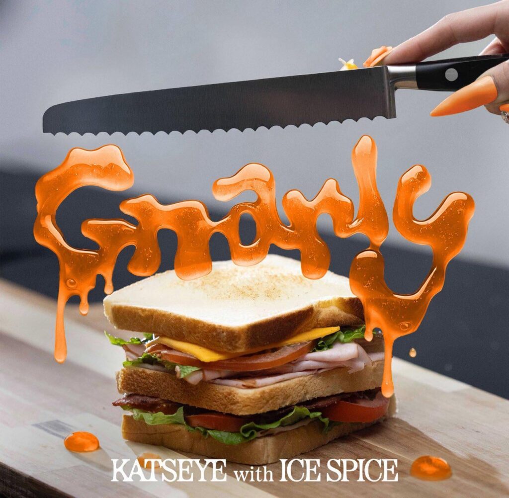 Katseye with Ice Spice - Remix Single Single الرسمي: Gnarly (صورة الغلاف)