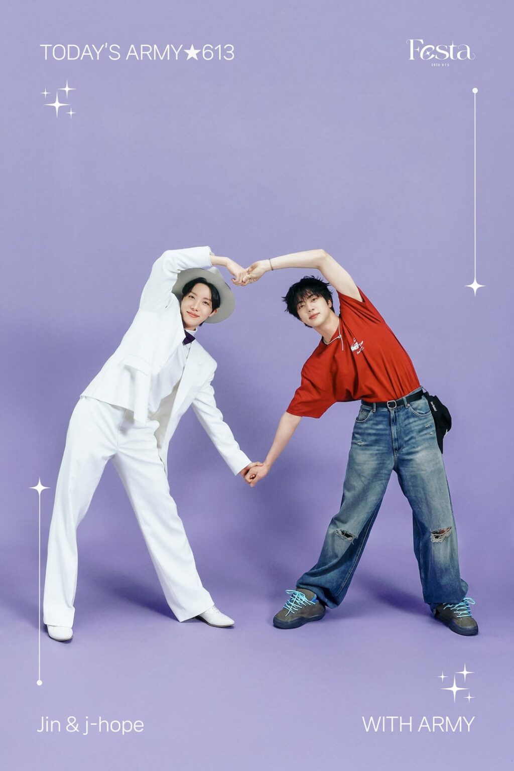 BTS Jin & J -Hope - جيش اليوم 613 (مع الجيش) (2025 BTS Festa) (250608)