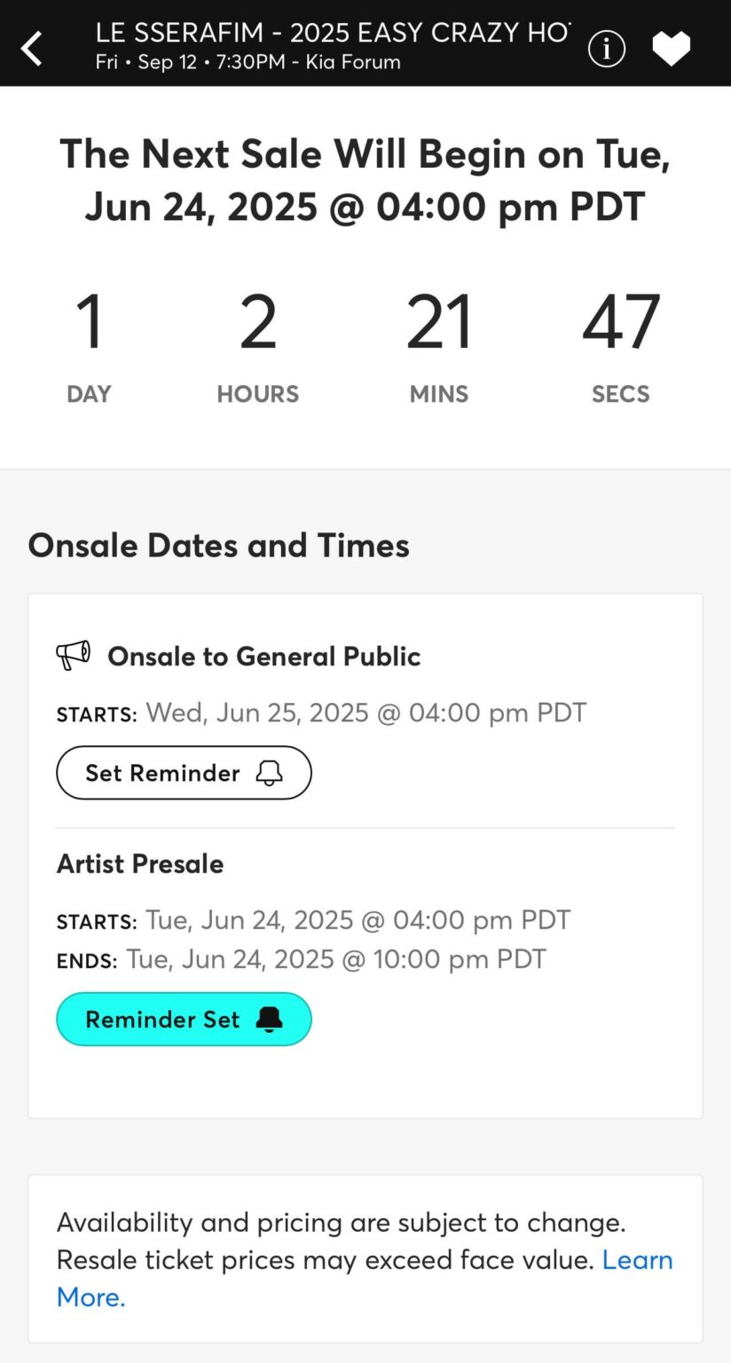 وقد ظهر لوس أنجلوس قبل الظهور!
