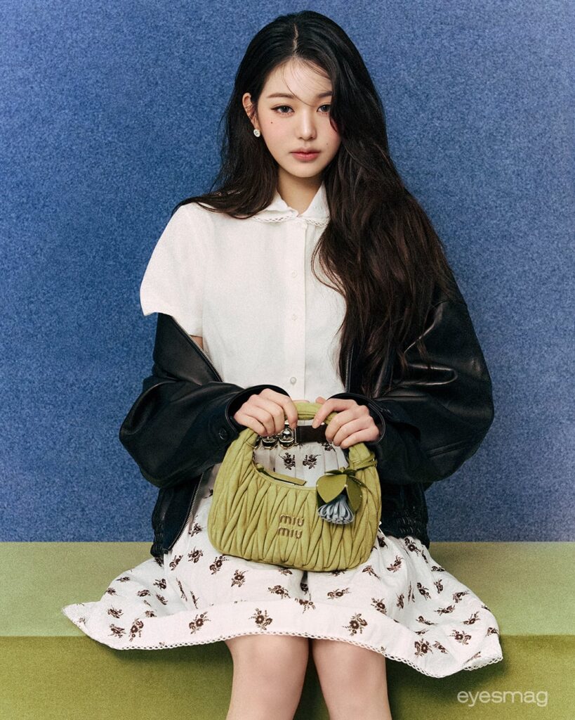 250607 MIUMIU Instagram Update with Wonyoung - MIU MIU L'ETé 2025 Collection for Eyesmag