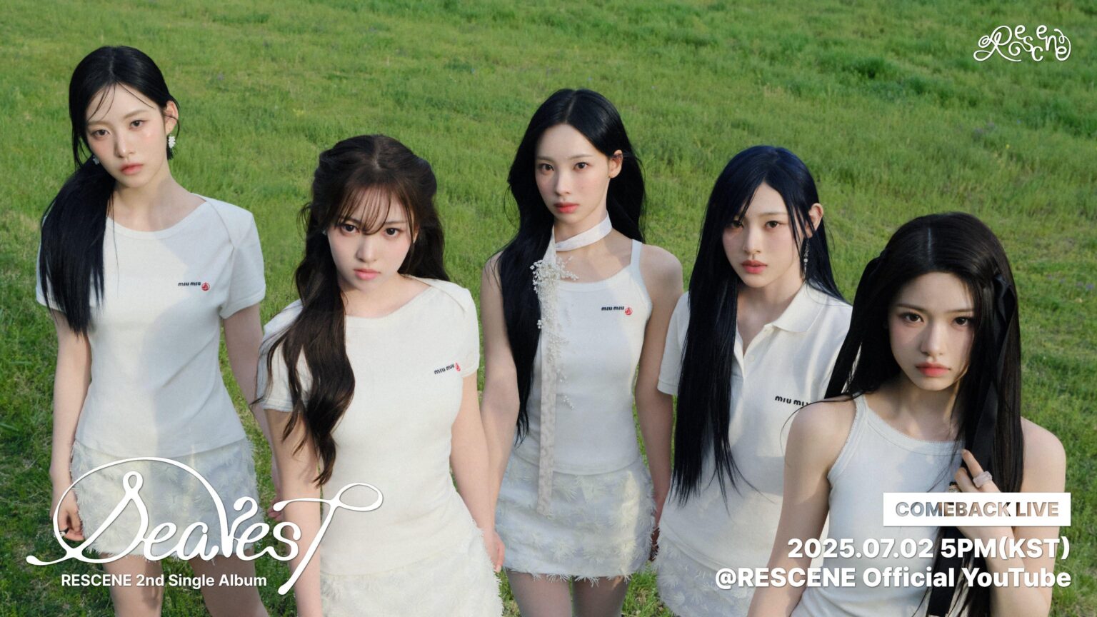 Rescene - 2nd Single Album: Dearest (Countdown Live Poster)
