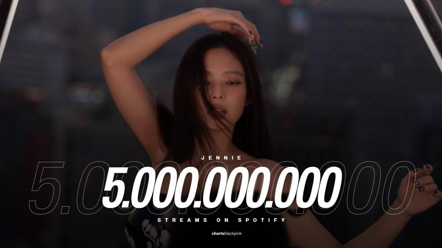 250622 تجاوزت جيني الآن 5 مليارات تيار على Spotify عبر جميع الاعتمادات ، وأصبحت أول عازفة منفردة K-Pop في التاريخ لتحقيق هذا المعلم!