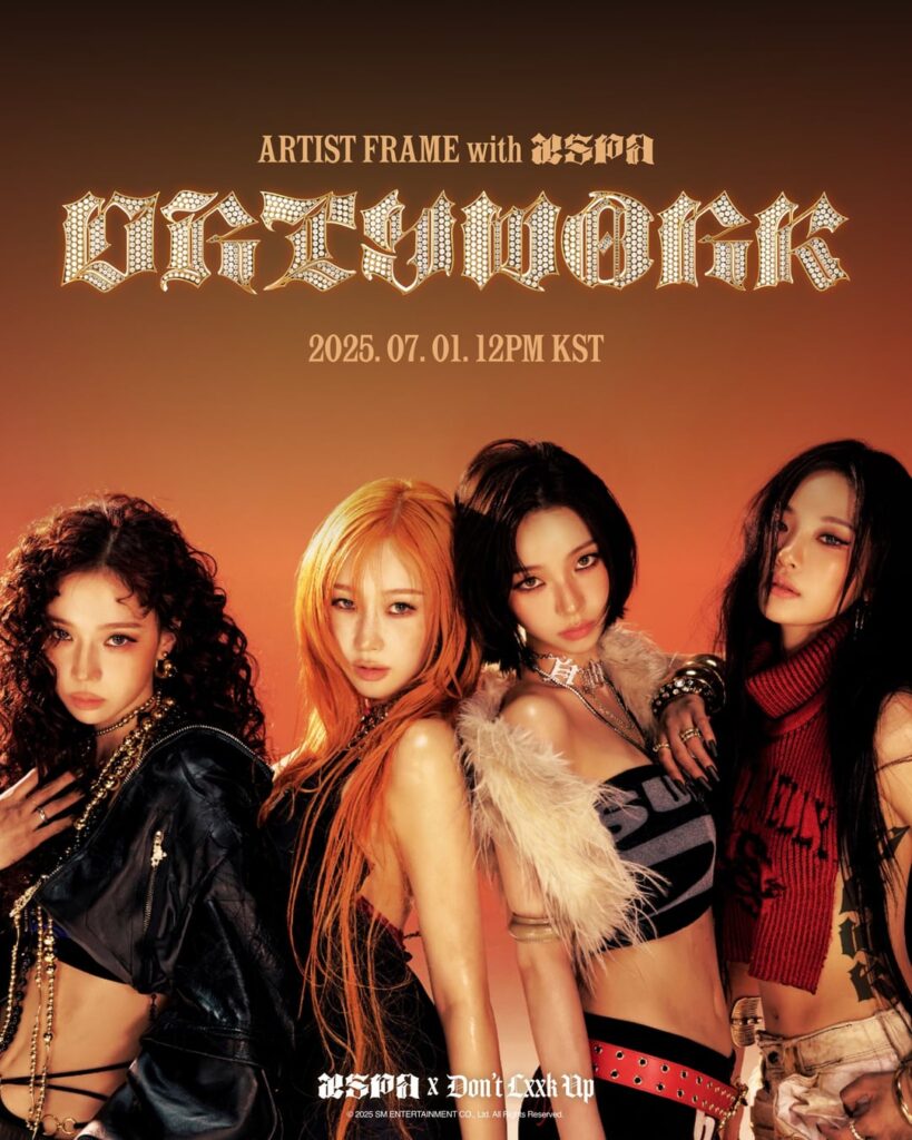 250630 AESPA X لا LXXK UP - كشك العمل القذر (Frame Frame + Polaroid Event)