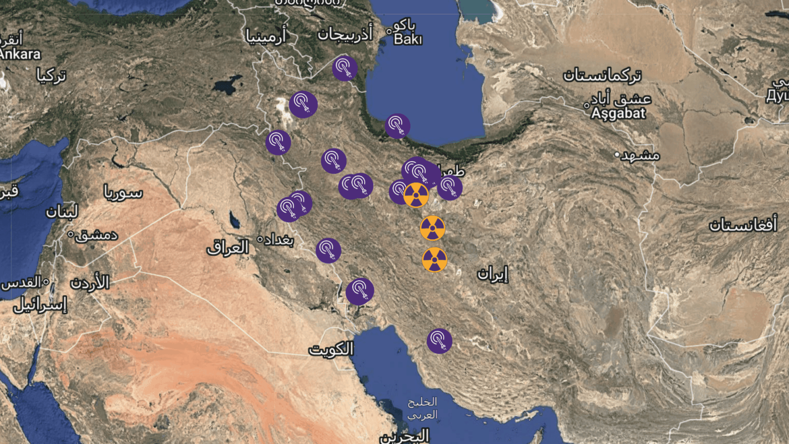 خريطة تظهر إستراتيجية الضربات الإسرائيلية على الدفاعات الجوية الإيرانية | أخبار خريطة تظهر إستراتيجية الضربات الإسرائيلية على الدفاعات الجوية الإيرانية | أخبار