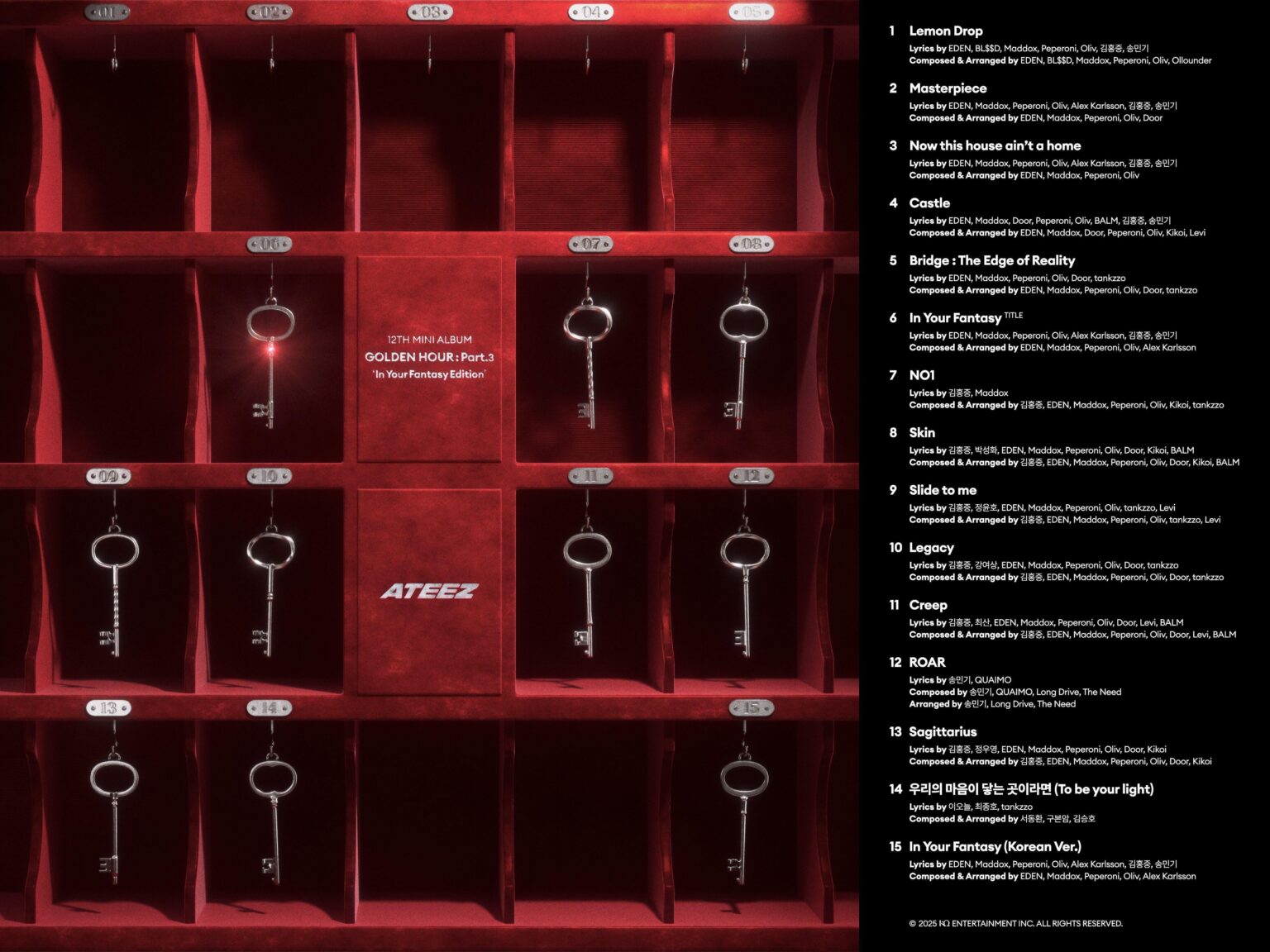 Ateez - Golden Hour: Part.3 'in your fantasy edition' (معاينة قائمة المسار)