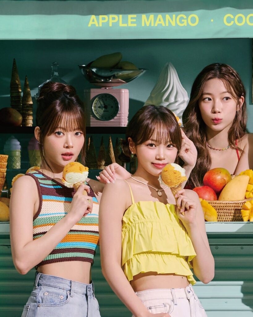 250627 Baskin Robbins Korea Instagram Update مع Le Sserafim