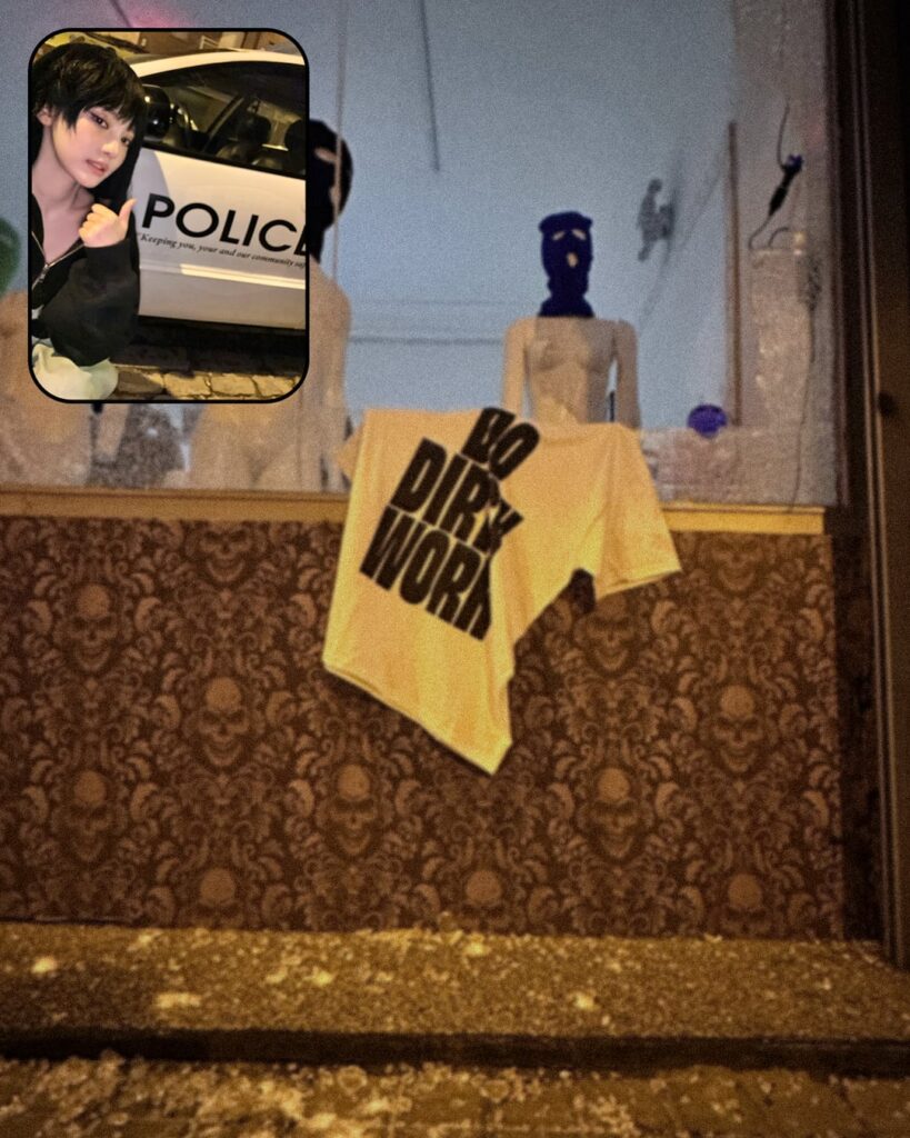 250613 ASPES Twitter تحديث مع Ningning - مباشرة قبل الدخول إلى 🚓 #RealMenow #Nofilter