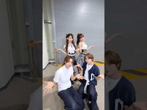 Le Sserafim Kim Chaewon & Sakura (مع Tws Youngjae & Kyungmin) - مختلف (تحدي الرقص) (250613)