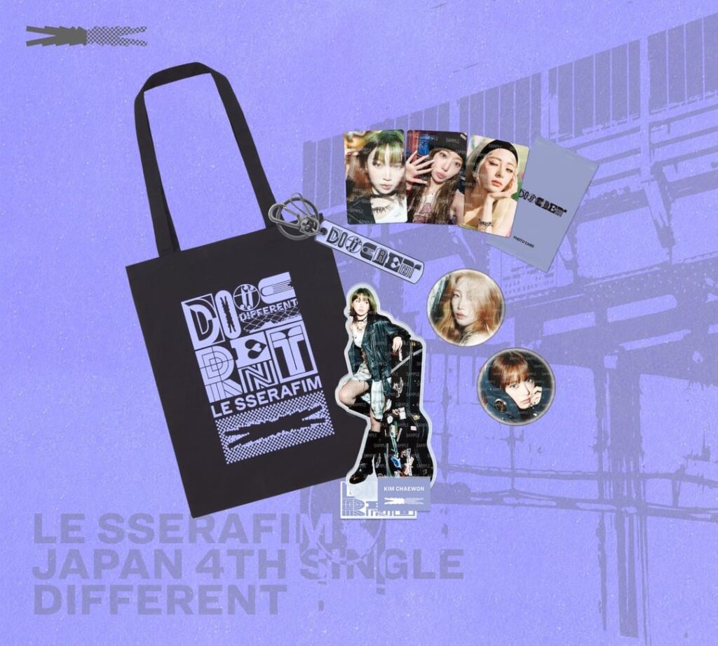 250624 LE SSERAFIM - اليابان الرابع المنفرد: مختلف (Merch.