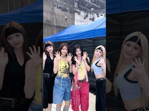 Triples Seoyeon & Jiwoo (مع Kiiras Harin & Kylie) - هل أنت على قيد الحياة (تحدي الرقص) (250601)