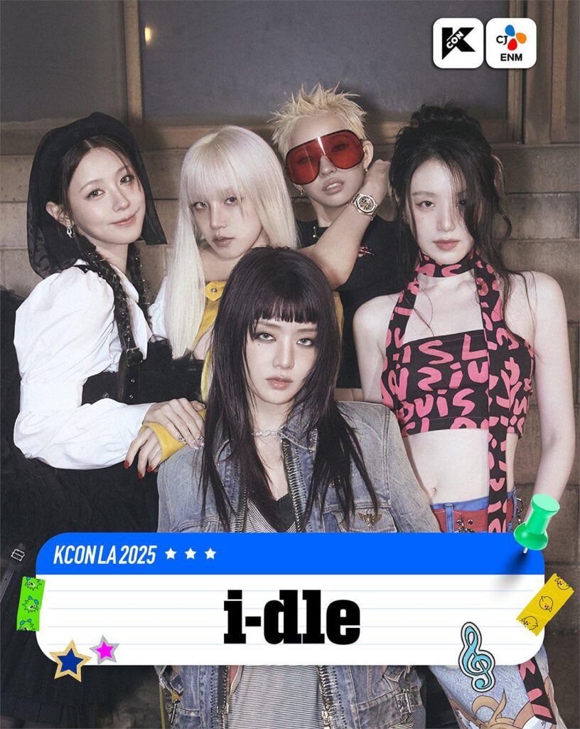 I-ldle لأداء في KCON LA 2025 3 أغسطس