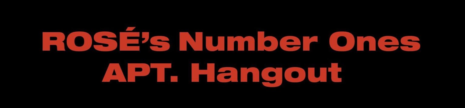 🌹 رقم Rosé Apt. يتسكع [May 2025]⚡