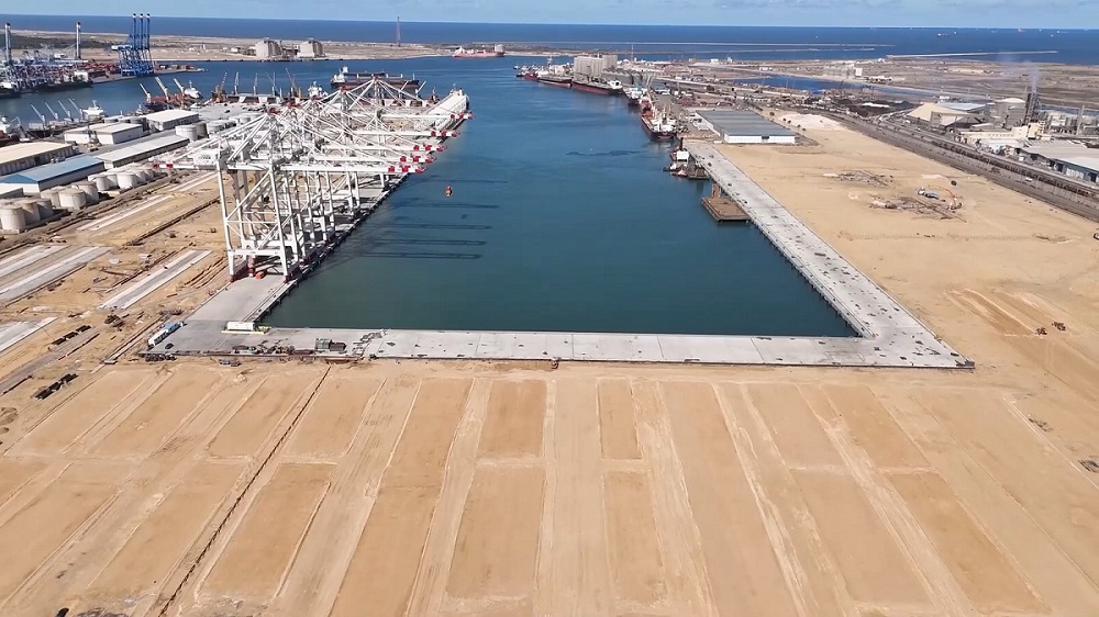 محطة الحاويات تحيا مصر 1 بميناء دمياط