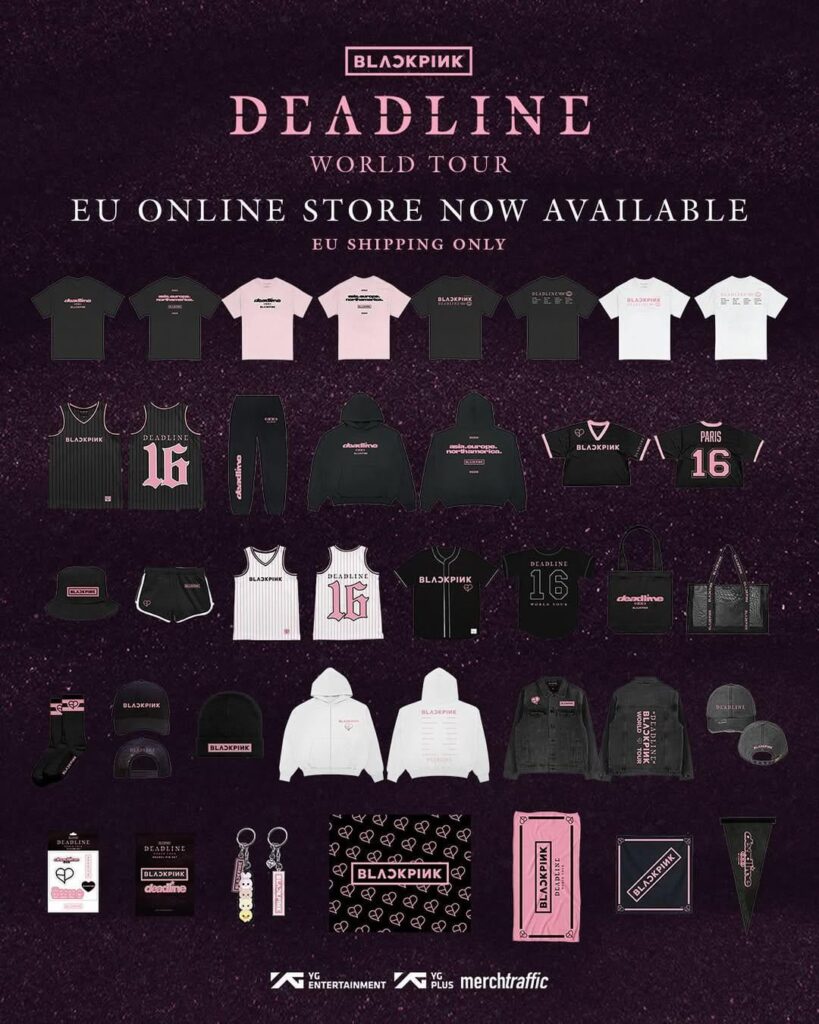 250731 جولة Blackpink World [DEADLINE] في المتجر الرسمي في أوروبا مفتوح الآن!