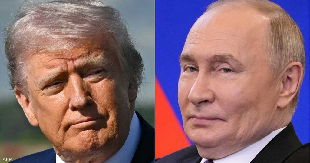 بوتين يجري مكالمة هاتفية مع ترامب بوتين يجري مكالمة هاتفية مع ترامب