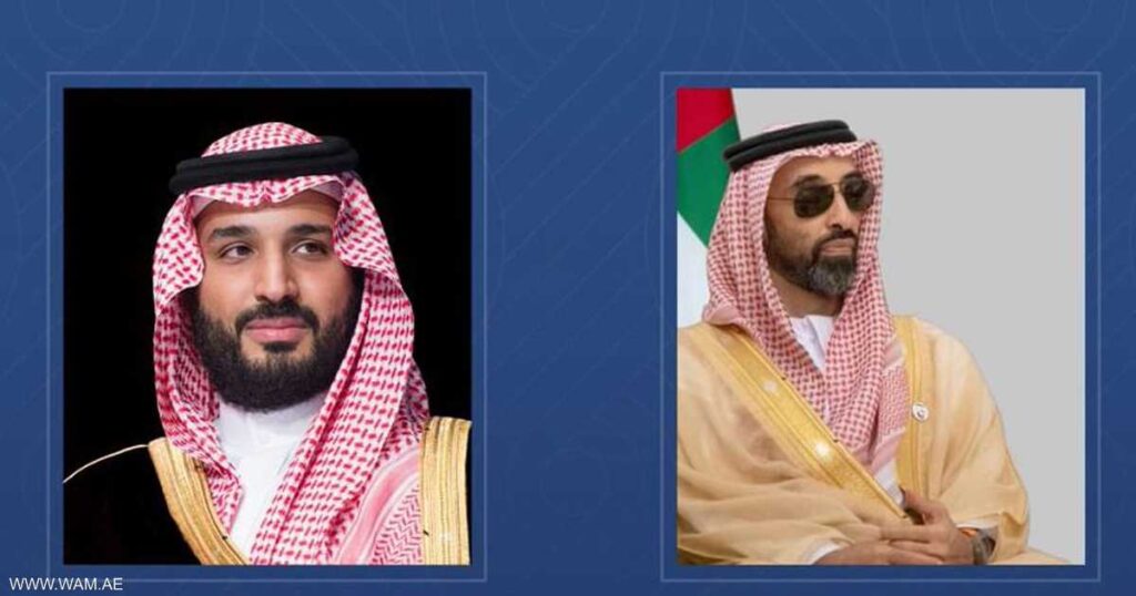 ولي العهد السعودي يستقبل طحنون بن زايد
