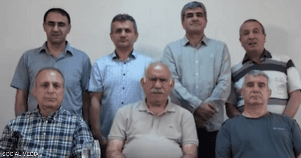 فيديو.. أول ظهور مرئي لعبد الله أوجلان منذ 26 عاما