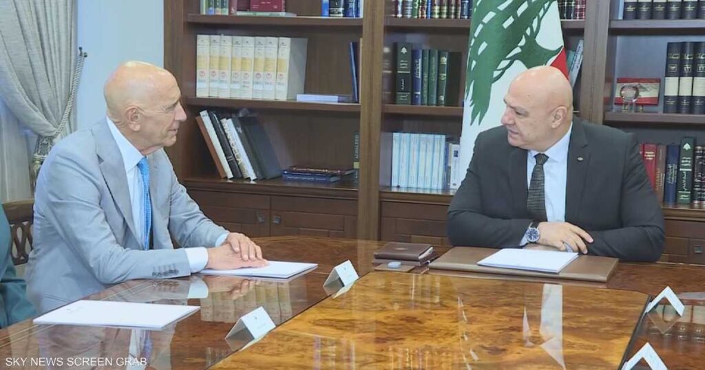 توم براك: لمست استعدادا لبنانيا للتطبيع مع إسرائيل