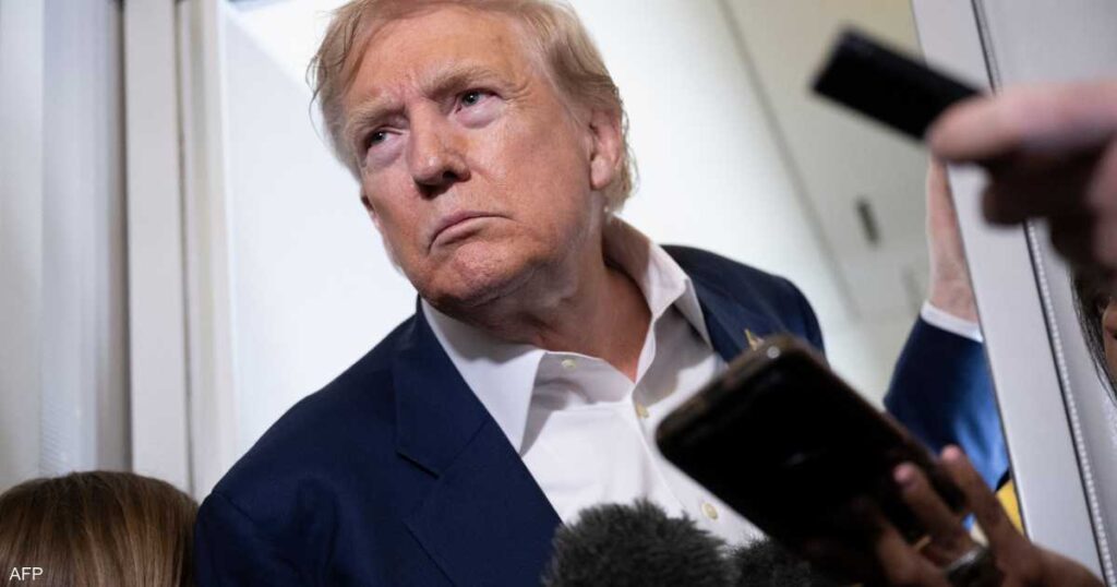 ترامب يتهم حماس بسرقة المساعدات المقدمة للفلسطينيين في غزة