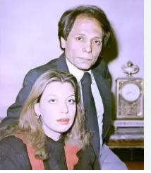 عادل إمام  وزوجته 