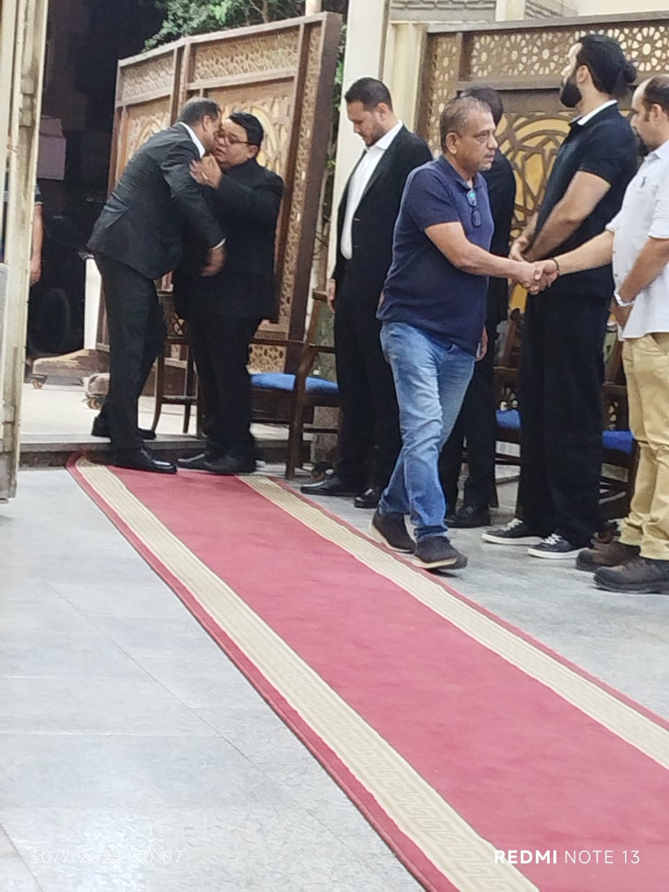 عزاء شقيق المخرج خالد جلال