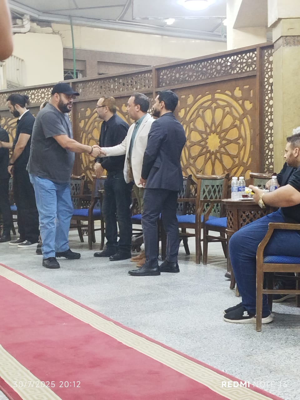 عزاء شقيق المخرج خالد جلال