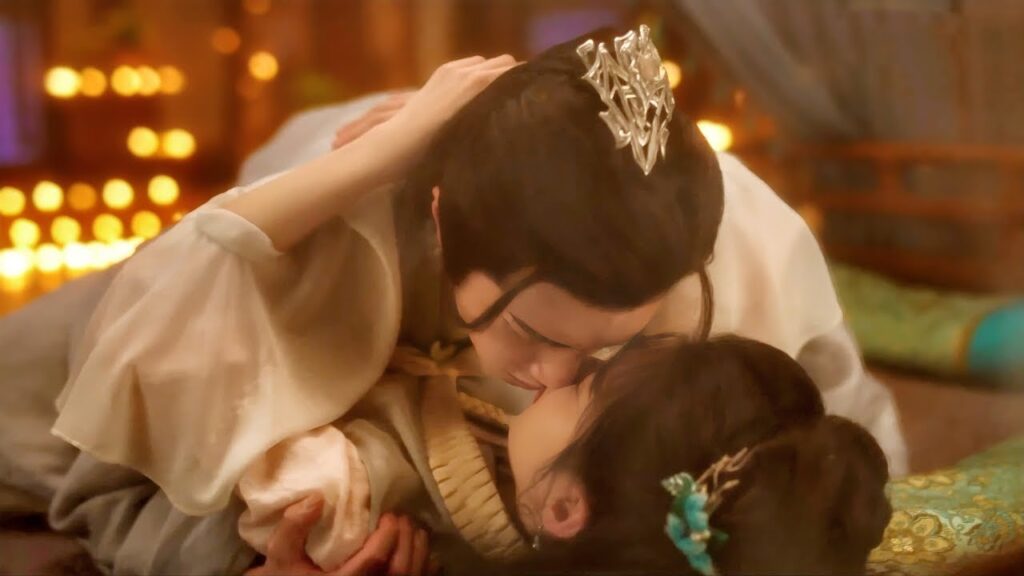 لم يعد الأمير الوسيم يستطيع الانتظار للنوم مع زوجته الجميلة❤️مشهد رومانسي من دراما "قدر الحب"