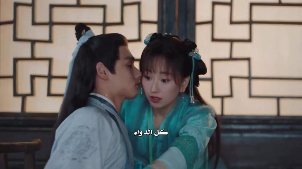 يكاد ان يتوقف قلبـه لانها قريبـة و يعطيها قبـلة❤️💋( الزوجة فوق كل شيء)