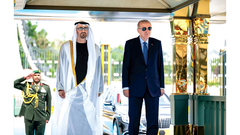 بيان مشترك بمناسبة زيارة محمد بن زايد إلى تركيا بيان مشترك بمناسبة زيارة محمد بن زايد إلى تركيا