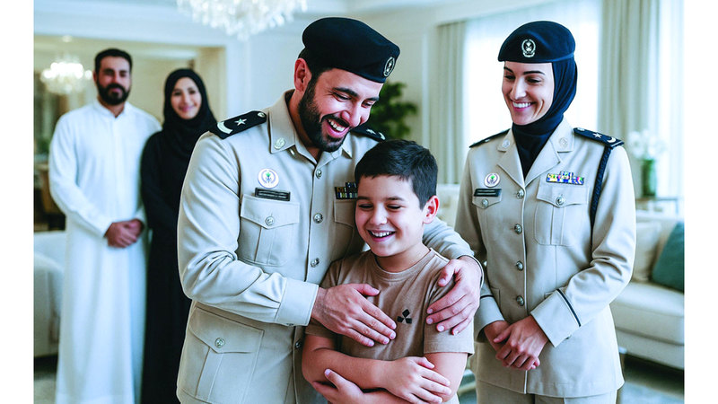 أمّ تلجأ إلى شرطة الشارقة لإعادة الطمأنينة إلى طفلها أمّ تلجأ إلى شرطة الشارقة لإعادة الطمأنينة إلى طفلها