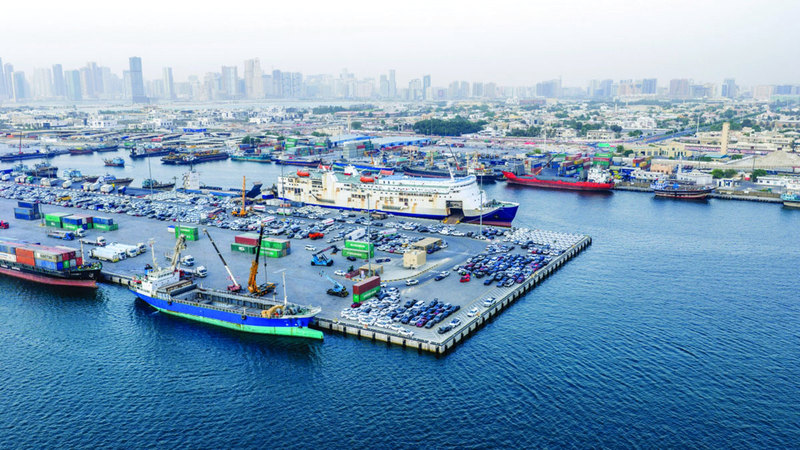 حجم التجارة التي تمت مناولتها عبر ميناء الحمرية خلال النصف الأول من عام 2025&nbsp;بلغ 9 مليارات درهم. وام