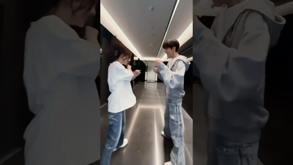 بطل وبطلة الرواية يعبران إلى العالم الحقيقي~#DeepAffectionEyes #zhangyuxi #biwenjun