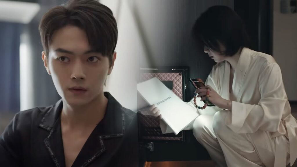 تفتح بطلتنا خزنة حبيبها بسرية في منتصف الليل فتكتشف سرًا صادمًا بشكل غير متوقع😔مشهد من "جميلة مثلك"