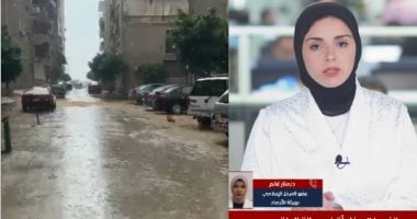 تغييرات مفاجئة فى حالة الطقس.. أمطار غزيرة تضرب القاهرة والجيزة.. فيديو