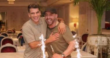 زيزو يحتفل مع السقا بعرض فيلم "أحمد وأحمد" فى دبى.. صور