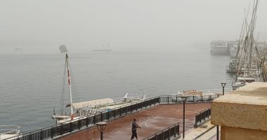 إغلاق حركة الملاحة الجوية والنهرية بأسوان بسبب سوء أحوال الطقس