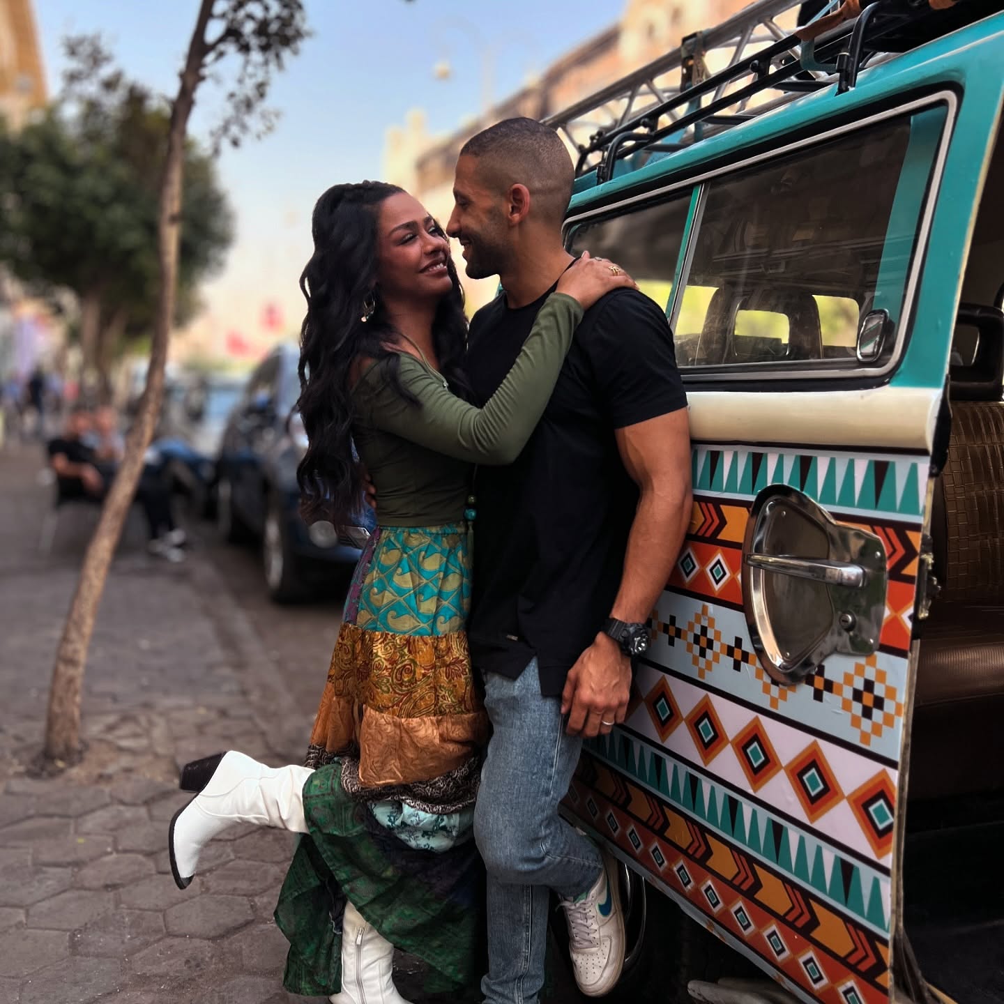 أسماء أبو اليزيد وزوجها محمد الخطيب (1)