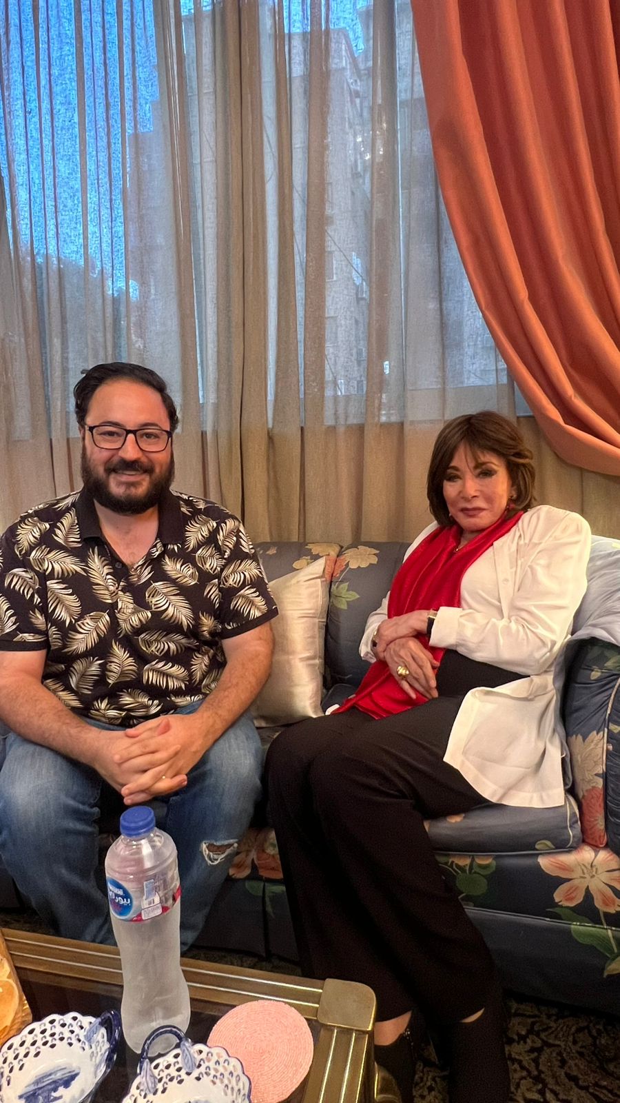 لبنى عبد العزيز وعلي الكشوطي