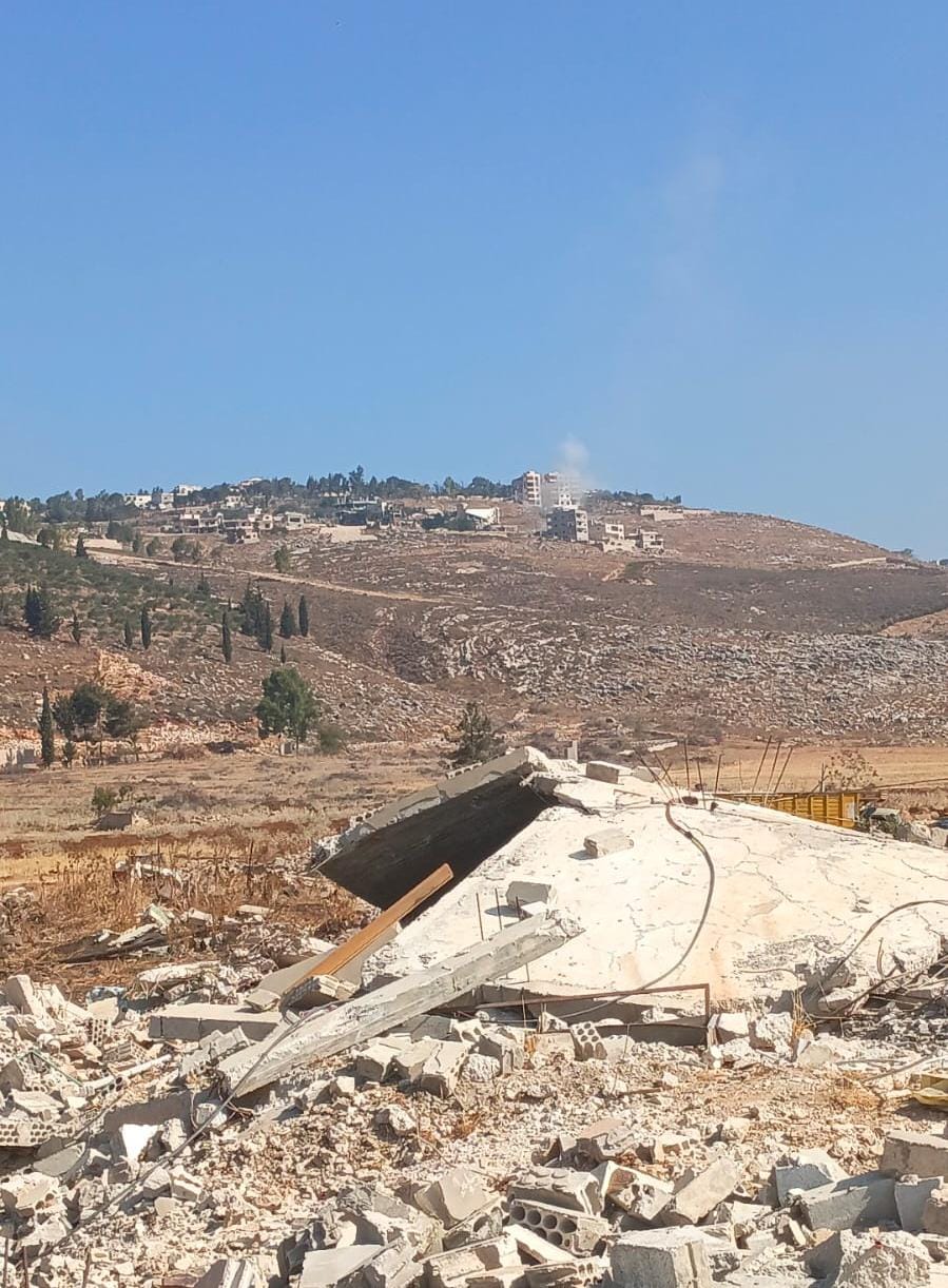 استهداف إسرائيلي في وطى الخيام. (تواصل)