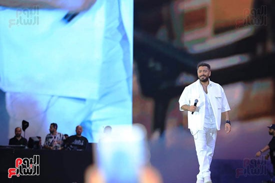 الفنان تامر حسنى