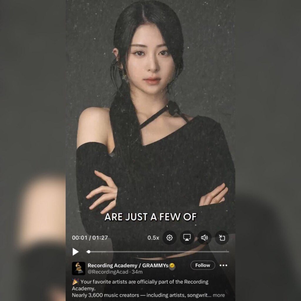 250710 Academing Academy Twitter Update - تمت دعوة Huh Yunjin رسميًا للانضمام إلى فئة الأعضاء الجديدة في أكاديمية التسجيل 2025!